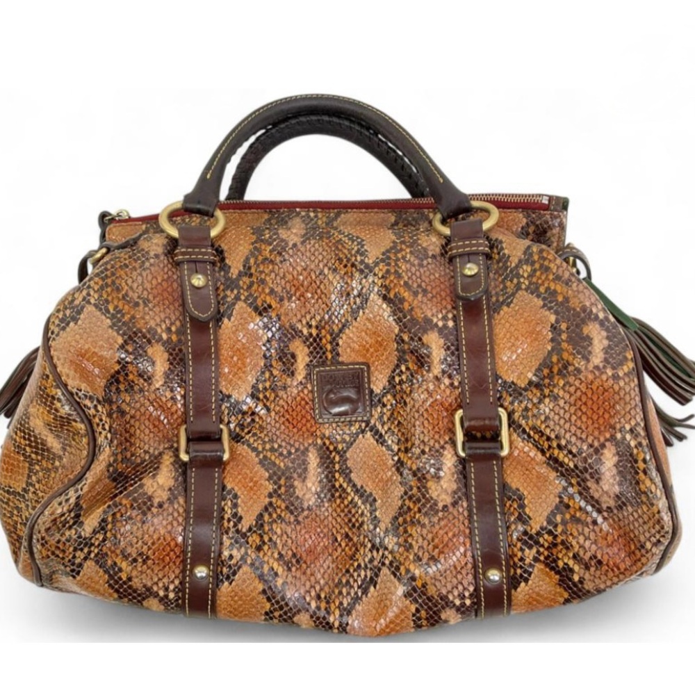 Dooney & Bourke Python Satchel Bag